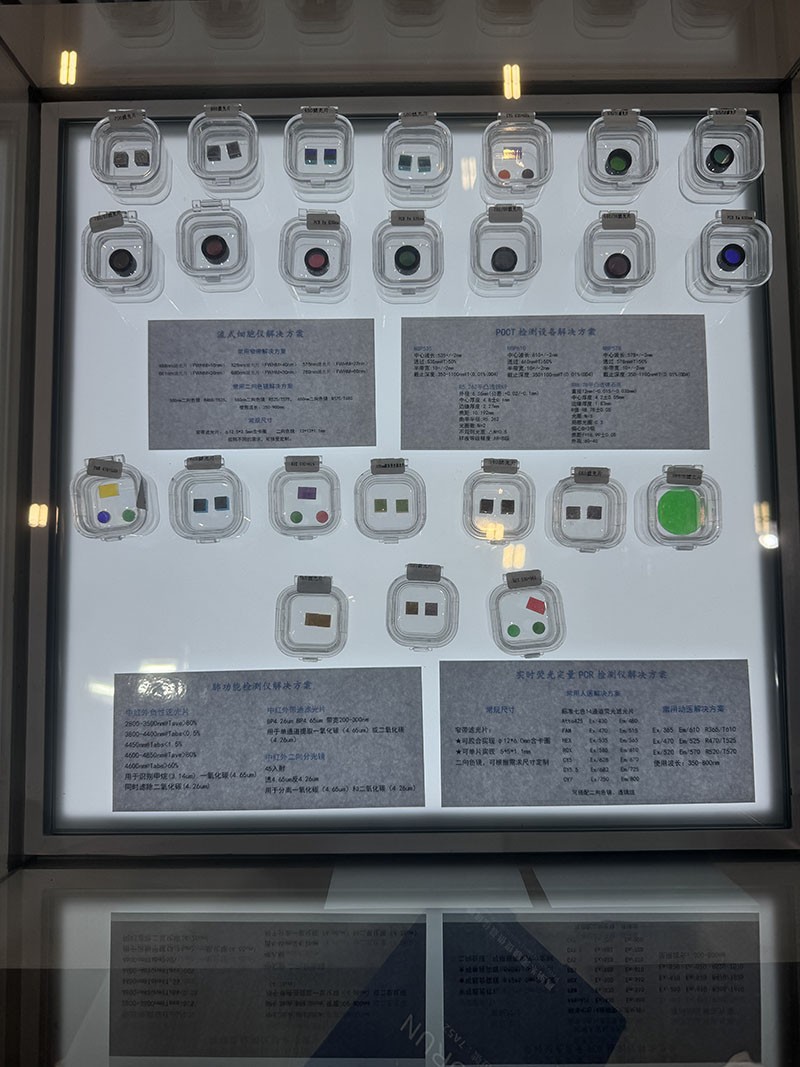 激埃特生物醫療濾光片展品 激埃特生物醫療濾光片展品